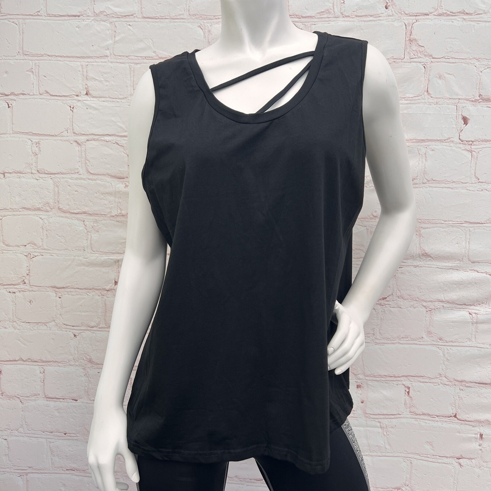 Women's Basic Tank Top Summer Sexy V Neck Strap Casual Sleeves Henley Shirt 2XL
